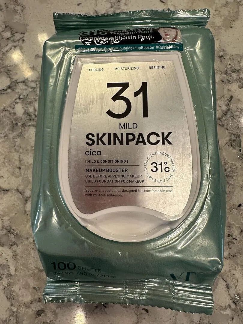 VT Cosmetics Mild Skin Pack pads visage hydratants