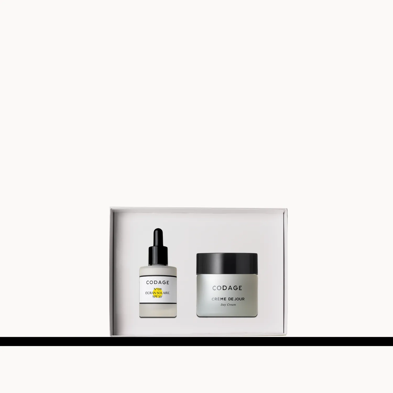CODAGE LE JOUR coffret visage SPF50+ protecteur