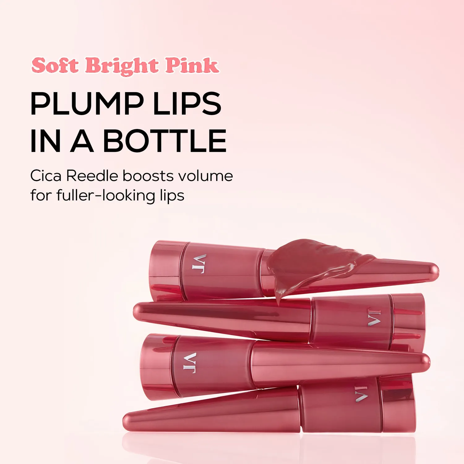 VT Cosmetics Reedle Shot repulpeur lèvres Usagi Pink brillant