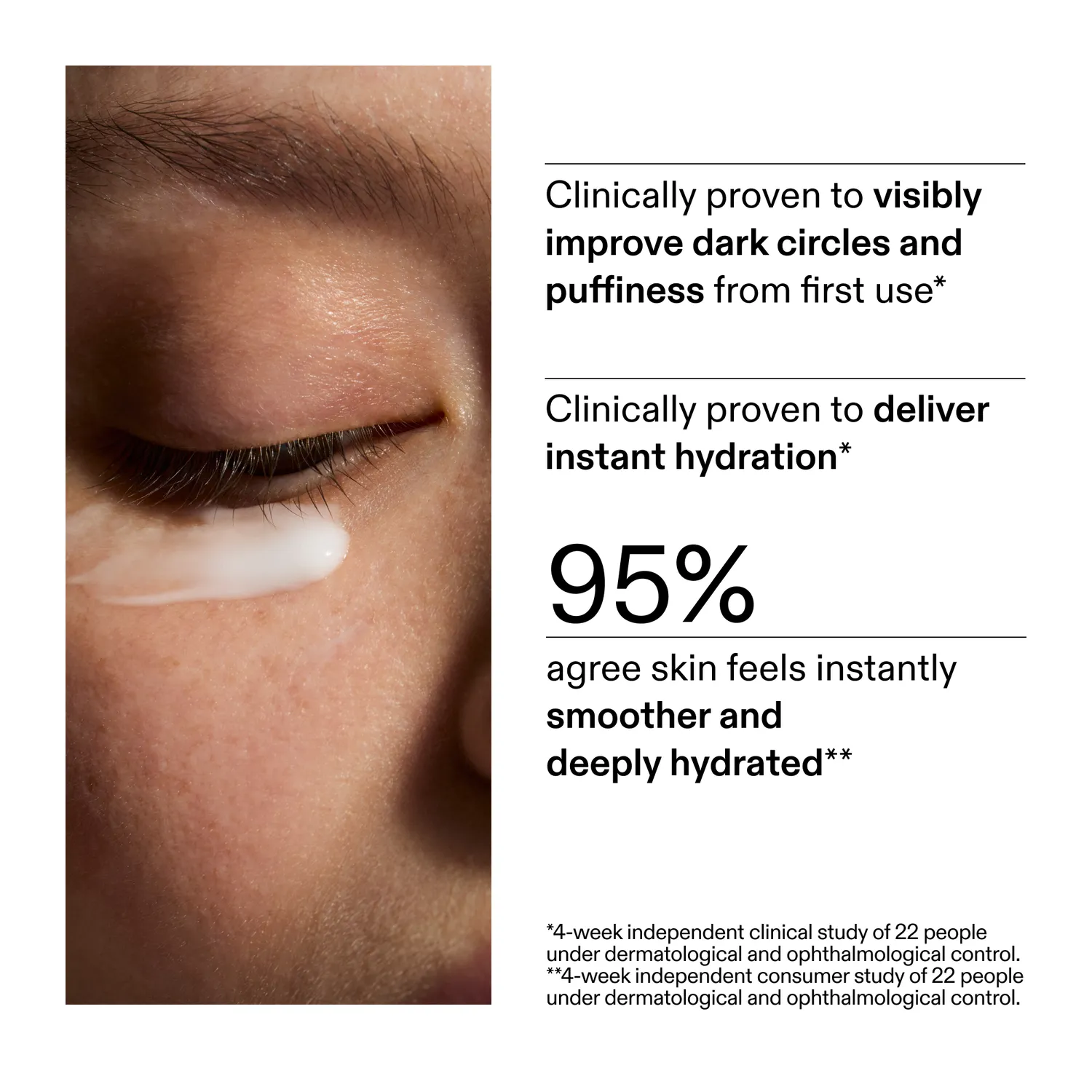 THE INKEY LIST Caffeine Eye Cream Duo contour yeux 2x15ml poches