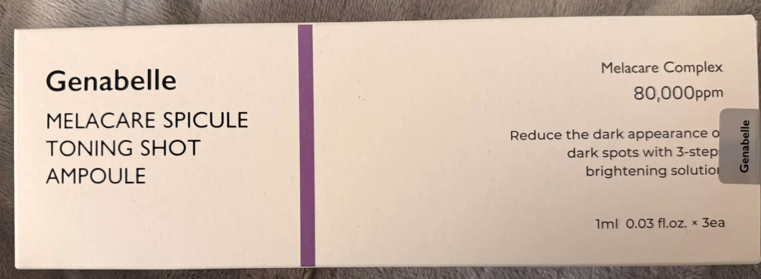 Genabelle Melacare Spicule Toning Shot ampoule 3x1ml