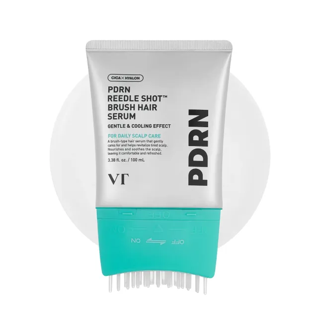 VT Cosmetics PDRN Reedle Shot sérum cheveux brosse