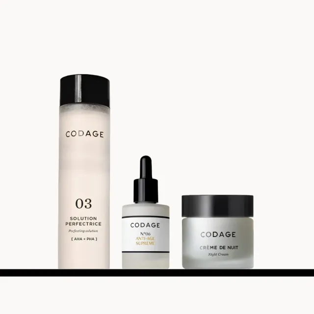 Codage Routine Nuit Anti-Âge coffret 3 soins rides