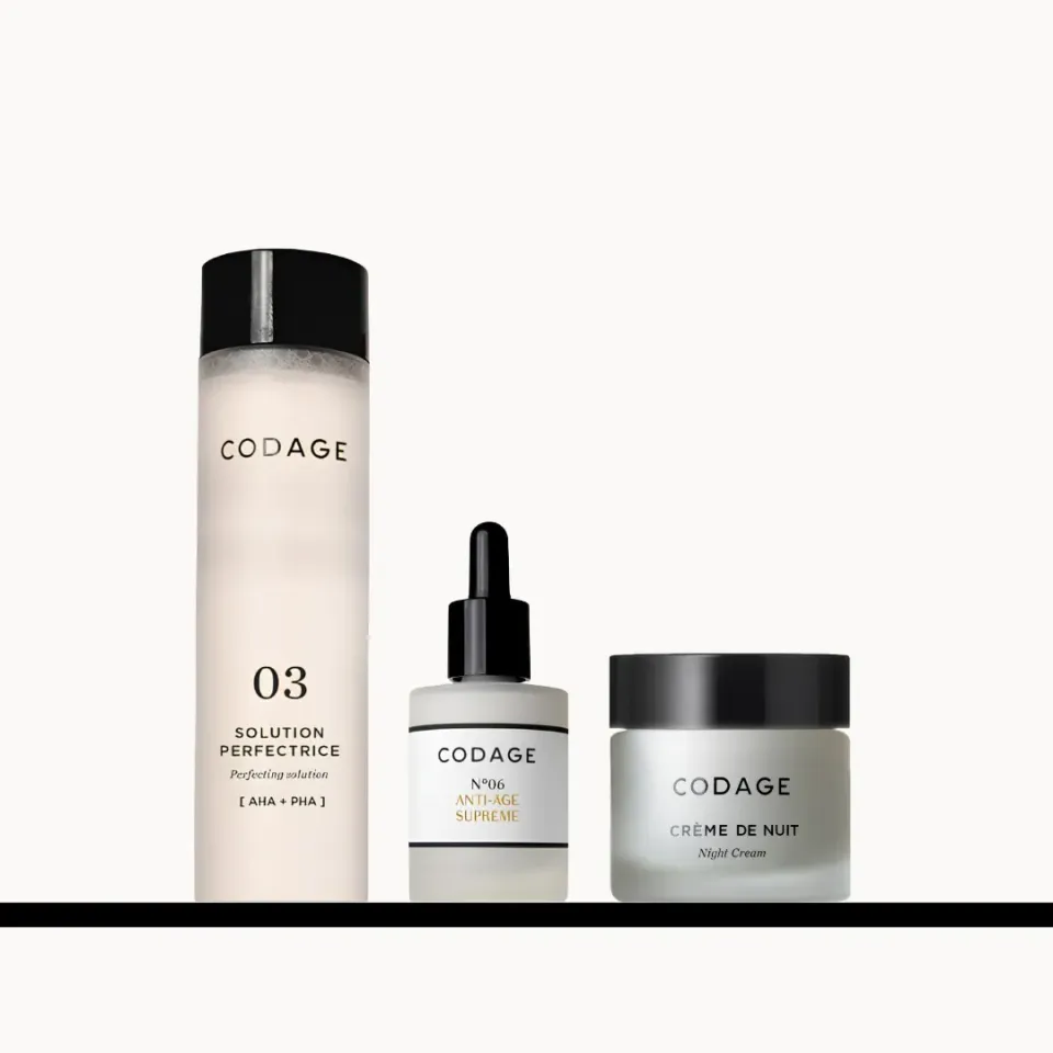 Codage Routine Nuit Anti-Âge coffret 3 soins rides