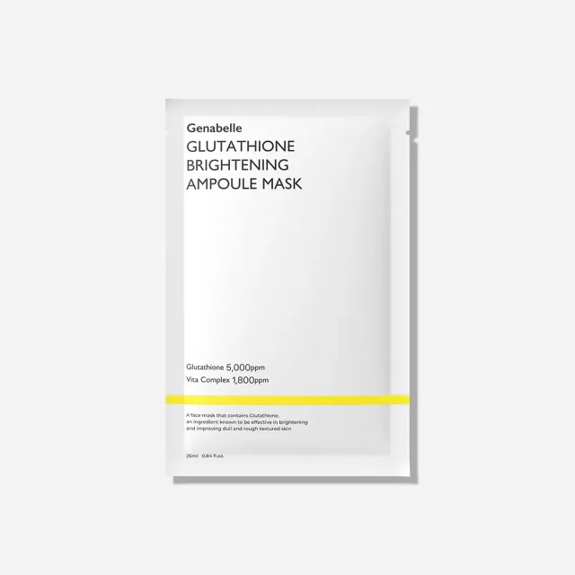 Genabelle Glutathione masque ampoule éclat 5 pièces