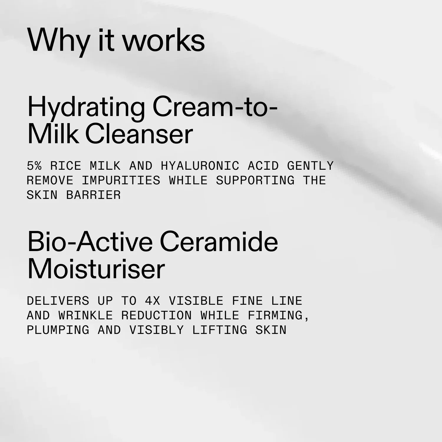 THE INKEY LIST Duo nettoyant + céramides soin visage hydratant