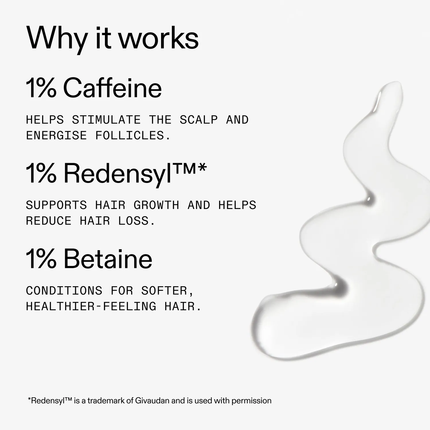The Inkey List Caffeine sérum cuir chevelu chute
