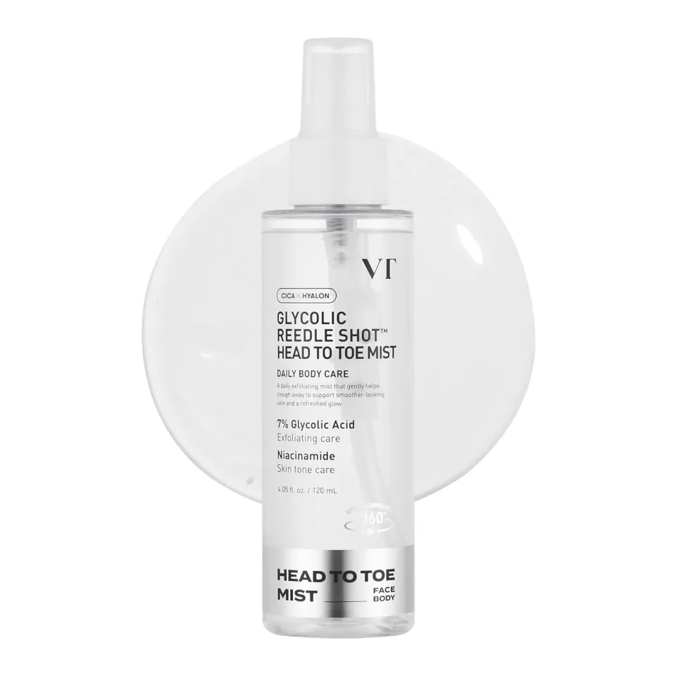 VT Reedle Shot Glycolic Head To Toe Mist brume corps 7% glycolique