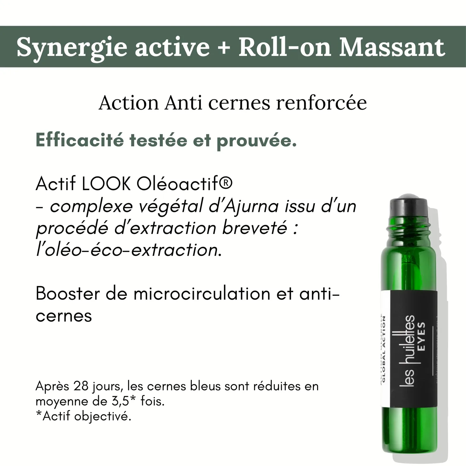 Les Huilettes Eyes Contour des Yeux soin roll-on cernes poches