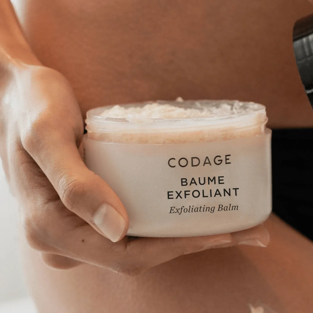 Codage Baume Exfoliant gommage visage sucre roux