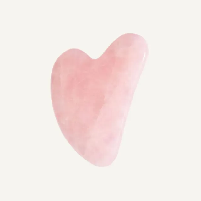 La Bo&ssie Gua Sha quartz rose drainage poches