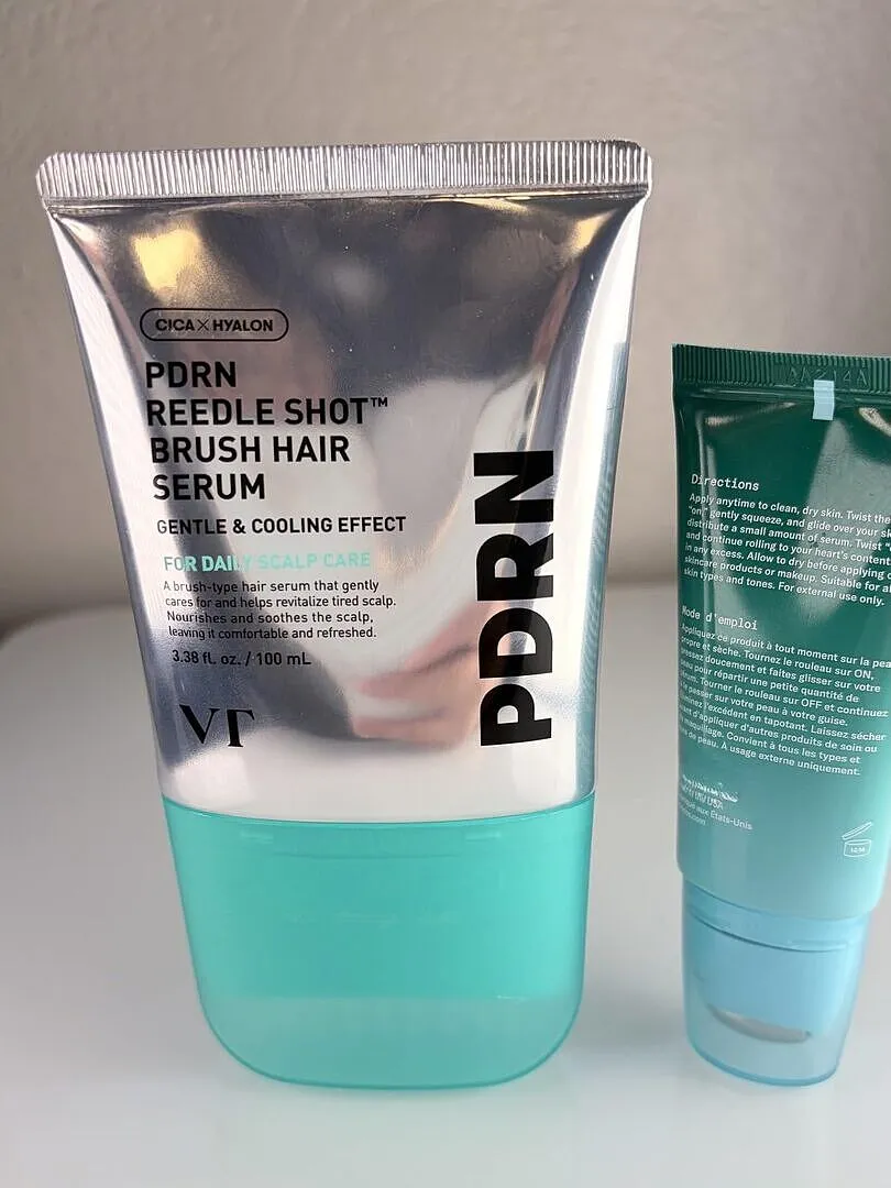 VT Cosmetics PDRN Reedle Shot sérum cheveux brosse