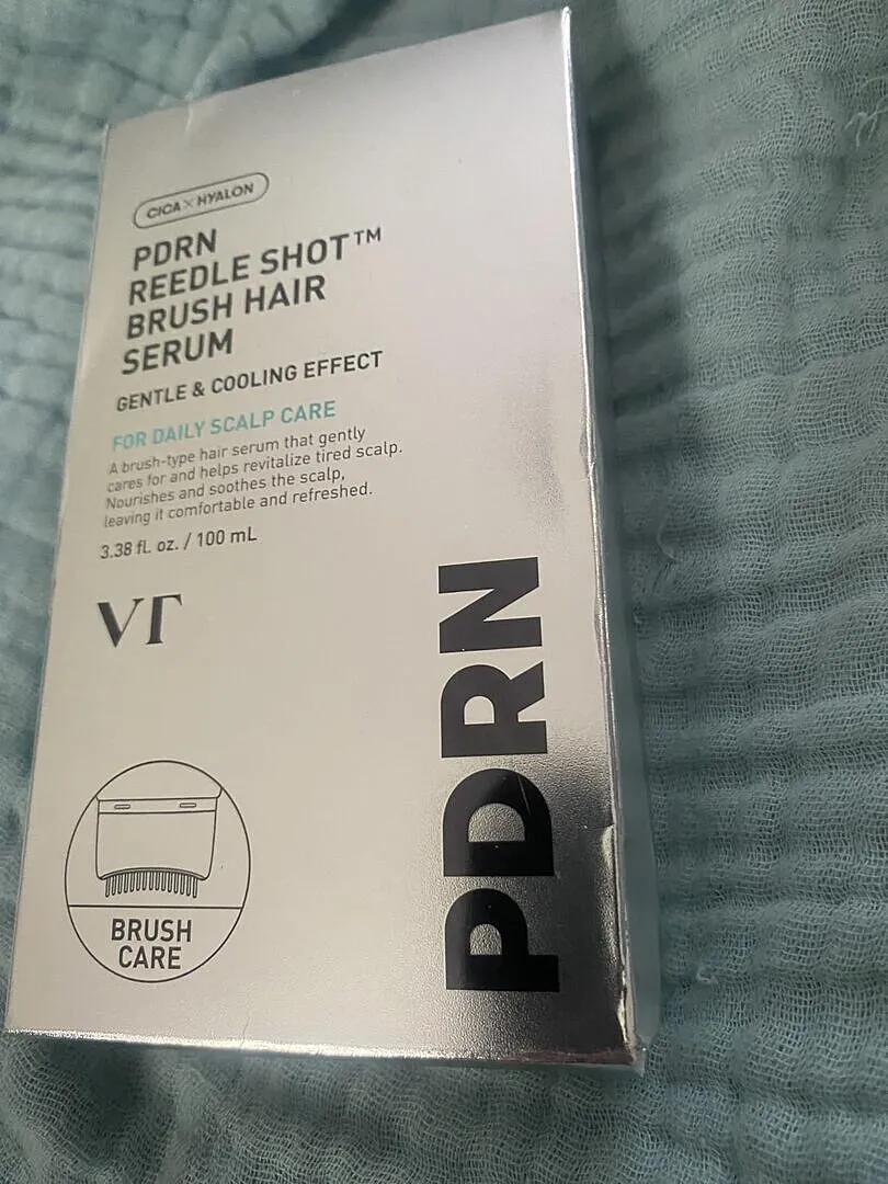 VT Cosmetics PDRN Reedle Shot sérum cheveux brosse