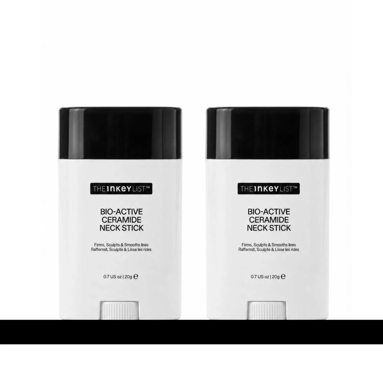 The Inkey List Ceramide stick cou anti-rides duo