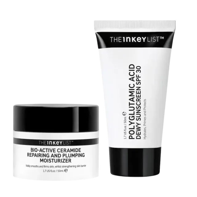 THE INKEY LIST Bio-Active Ceramide SPF Morning Duo 2 soins