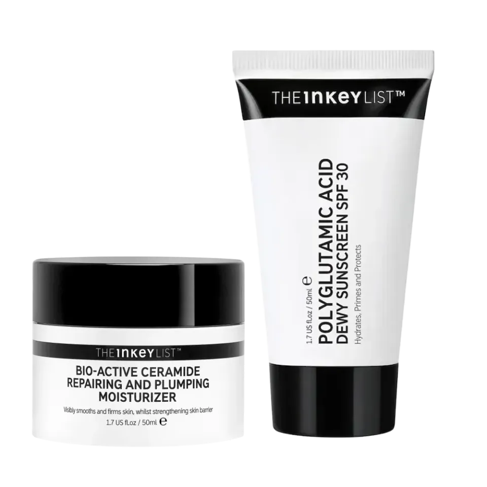 THE INKEY LIST Bio-Active Ceramide SPF Morning Duo 2 soins
