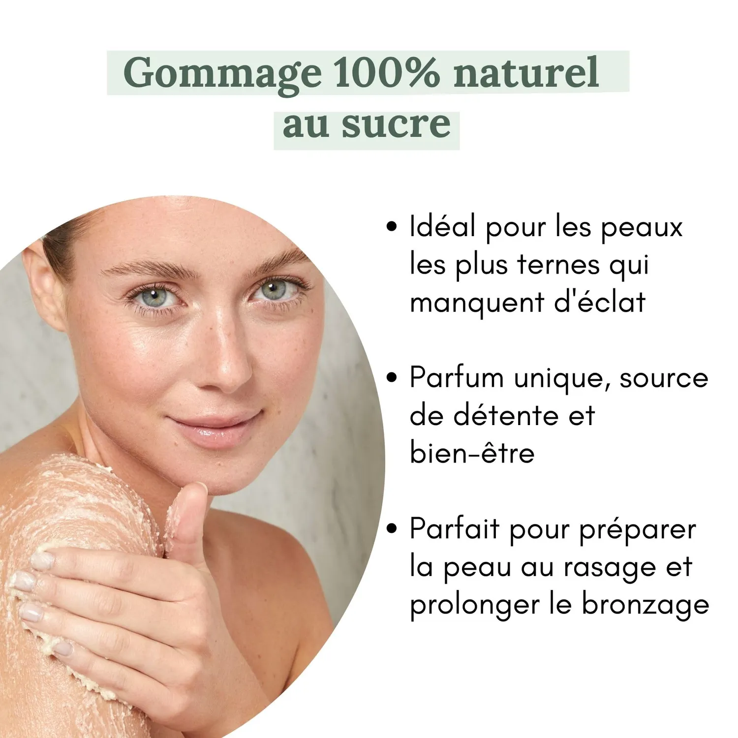 Les Huilettes Scrub gommage sucre visage corps bio