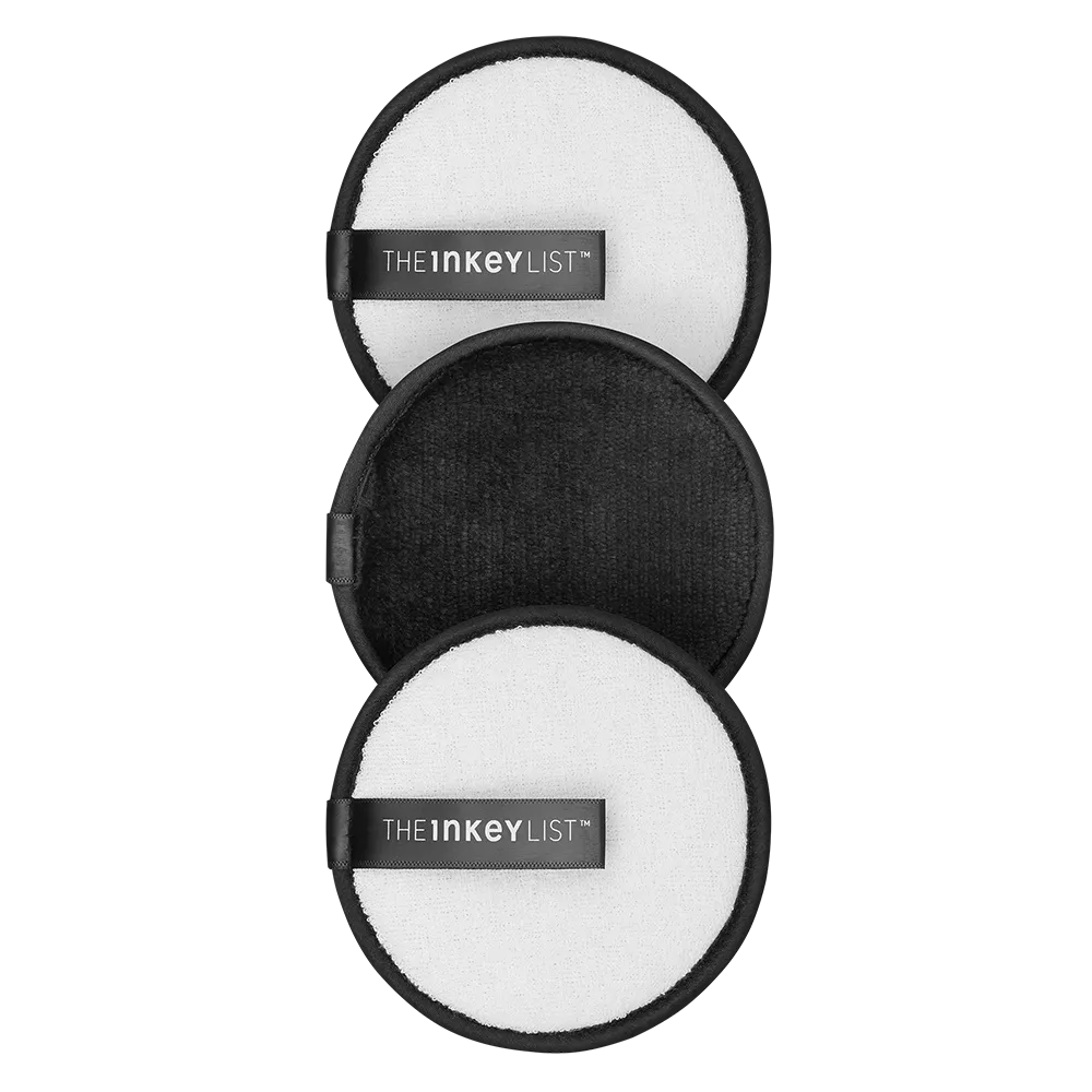 THE INKEY LIST disques nettoyants réutilisables double-face