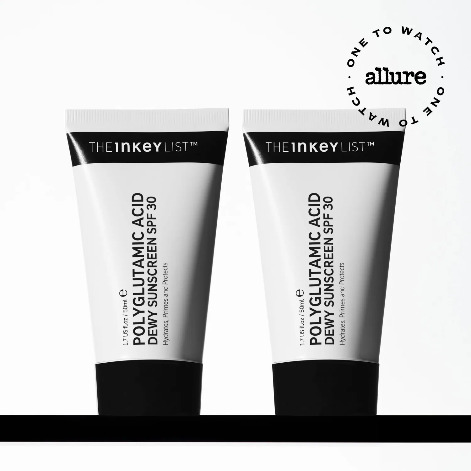 THE INKEY LIST Dewy SPF Duo crème solaire visage 2x50ml glow