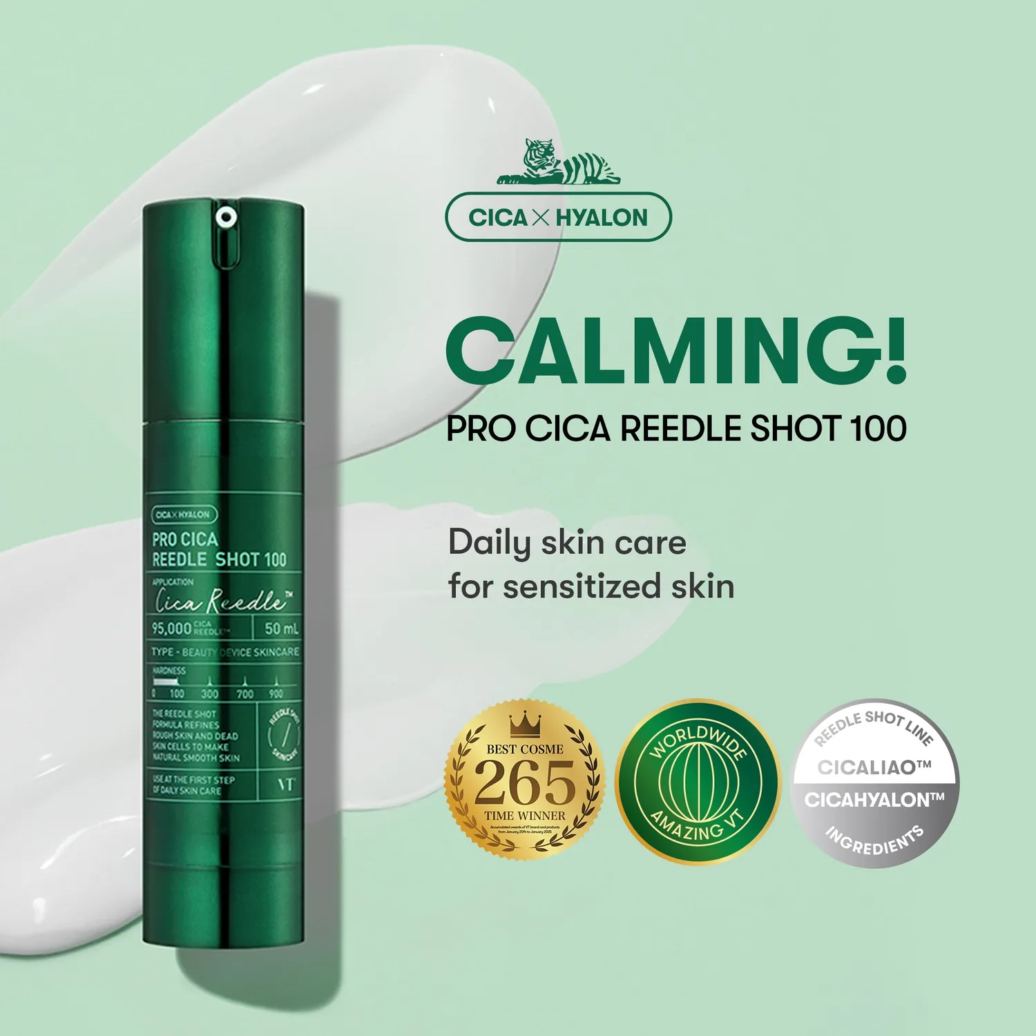 VT Cosmetics Pro Cica Reedle Shot 100 sérum cica
