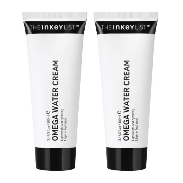 The Inkey List Supersize Omega Water Cream Duo crème 2x100ml sans huile