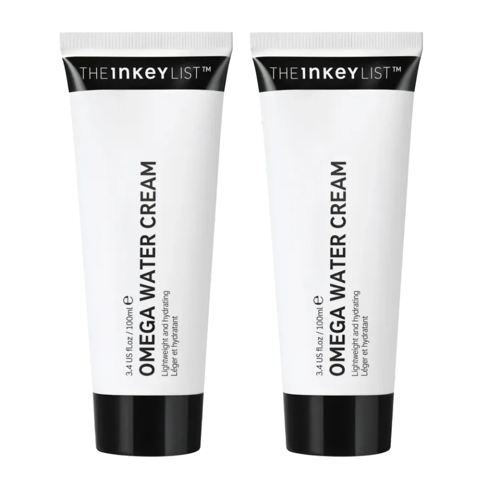 The Inkey List Supersize Omega Water Cream Duo crème 2x100ml sans huile
