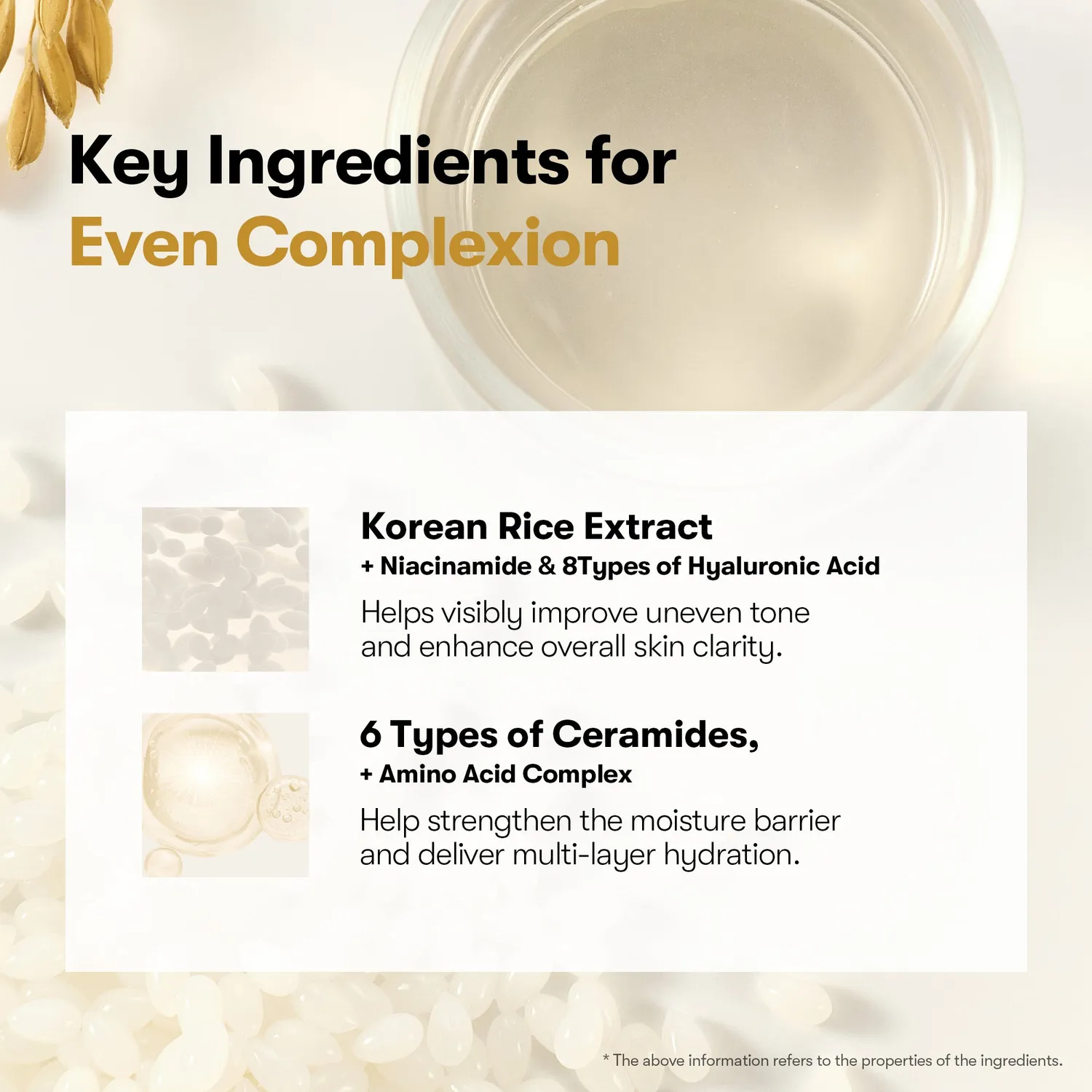 VT Cosmetics Rice Ceramide sérum riz éclat