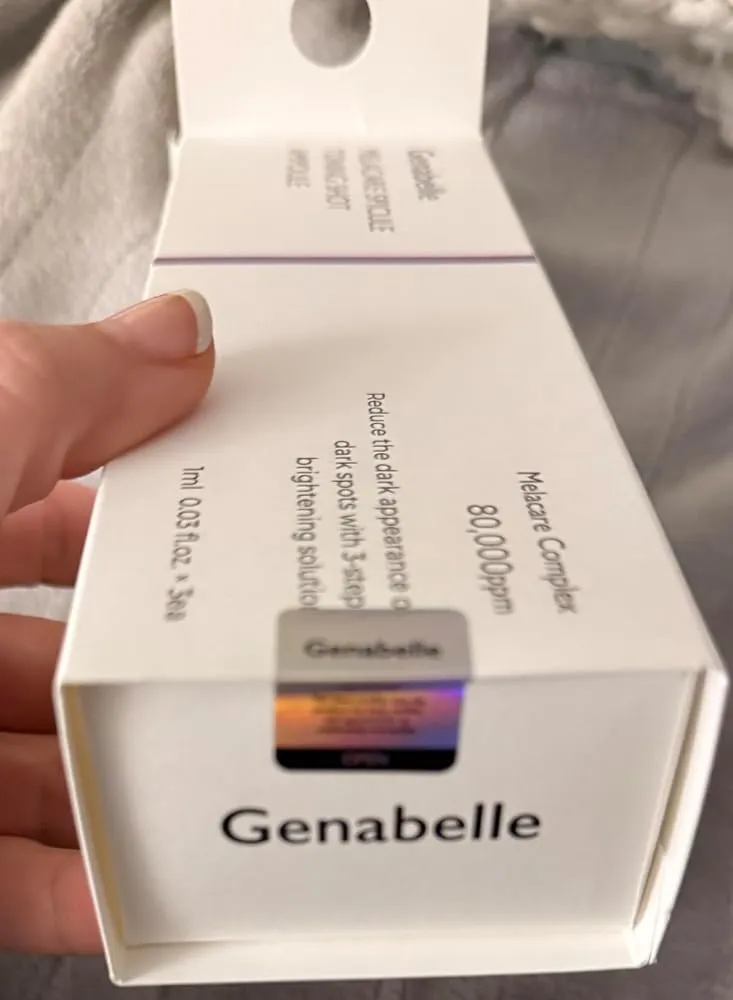 Genabelle Melacare Spicule Toning Shot ampoule 3x1ml