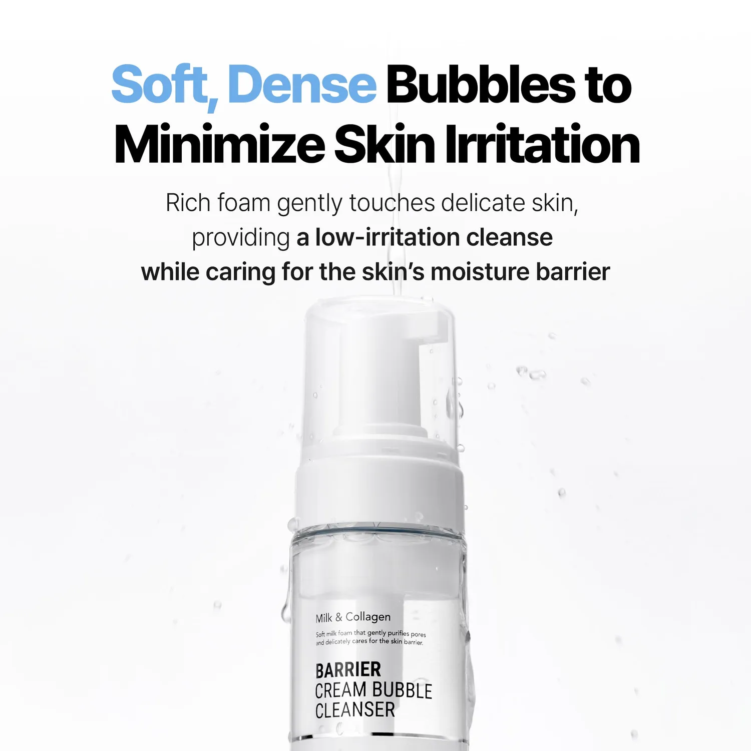VT Barrier Cream Bubble Cleanser mousse nettoyante douce