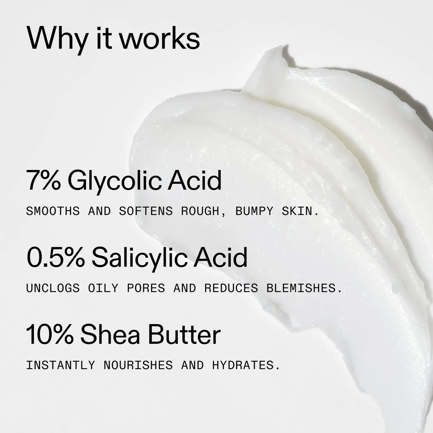 THE INKEY LIST Glycolic Acid duo sticks corps exfoliant