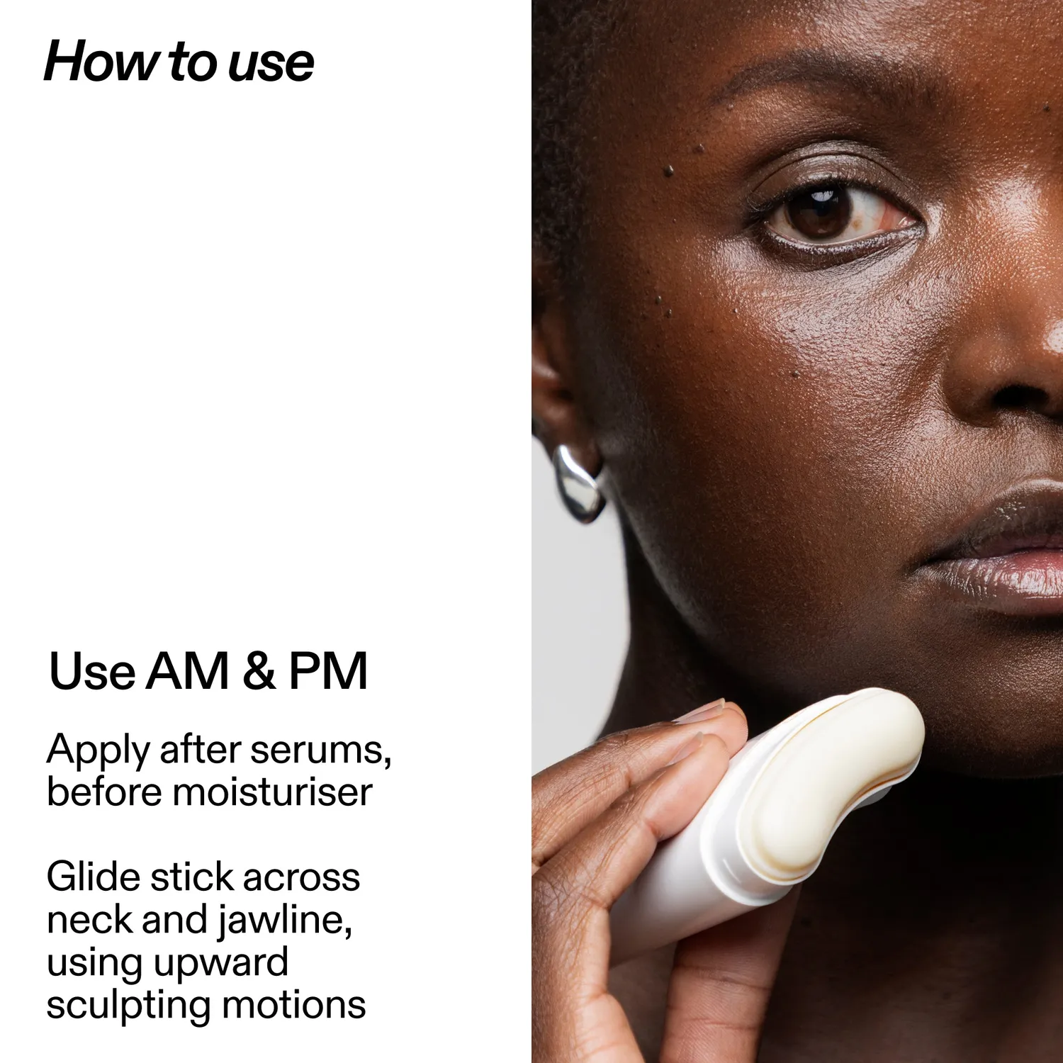 The Inkey List Bio-Active Ceramide Neck Stick soin cou 20g rides
