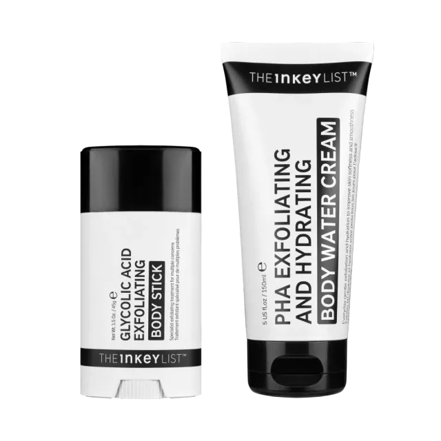 THE INKEY LIST Exfoliating Body Duo soin corps stick glycolique PHA