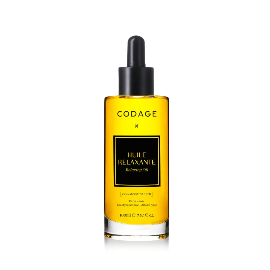 CODAGE Huile Relaxante huile corps CBD détente