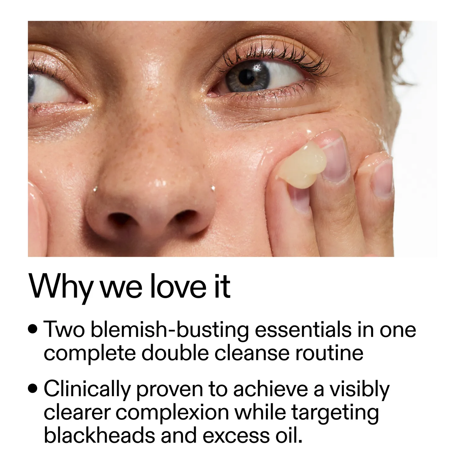 The Inkey List Breakout Double Cleanse duo nettoyant imperfections