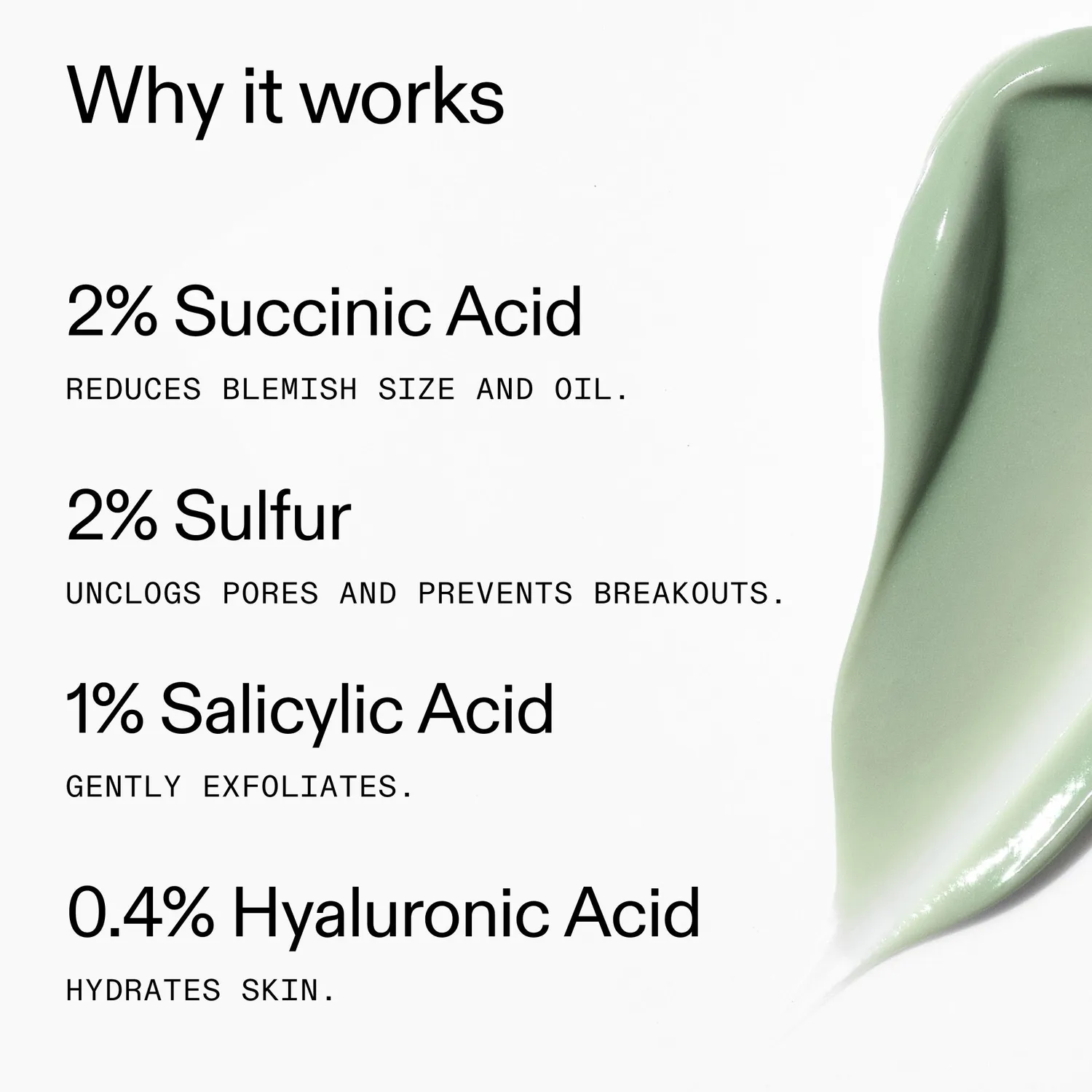 THE INKEY LIST Succinic Acid soin anti-boutons 15ml ciblé