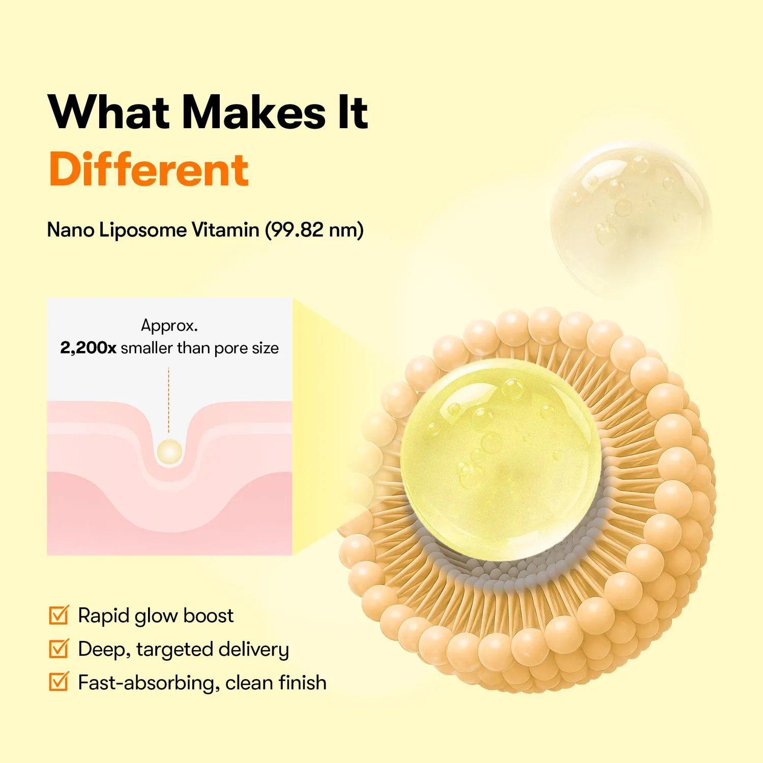 VT Cosmetics Vitamin C Astaxanthin sérum visage éclat