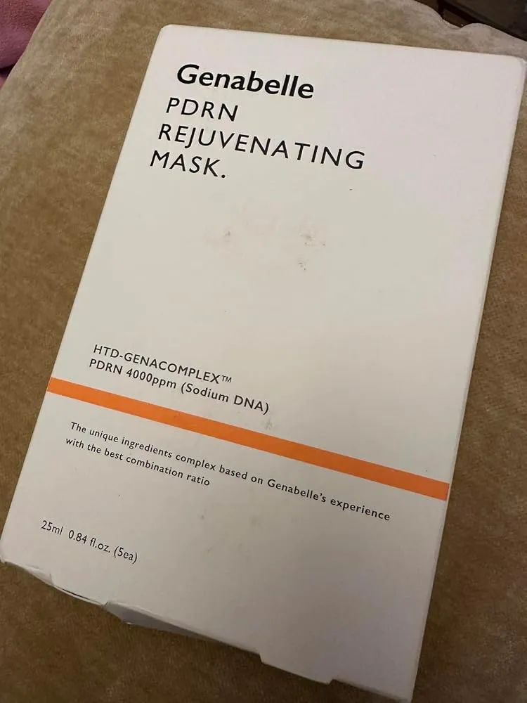 Genabelle PDRN Rejuvenating masque tissu 5 x 25 ml apaisant