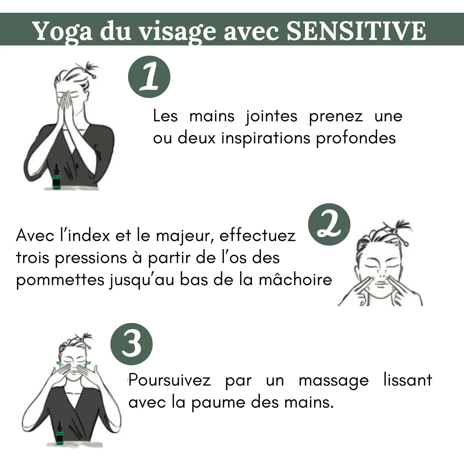 Les Huilettes Sensitive All-in-One huile visage peaux sensibles