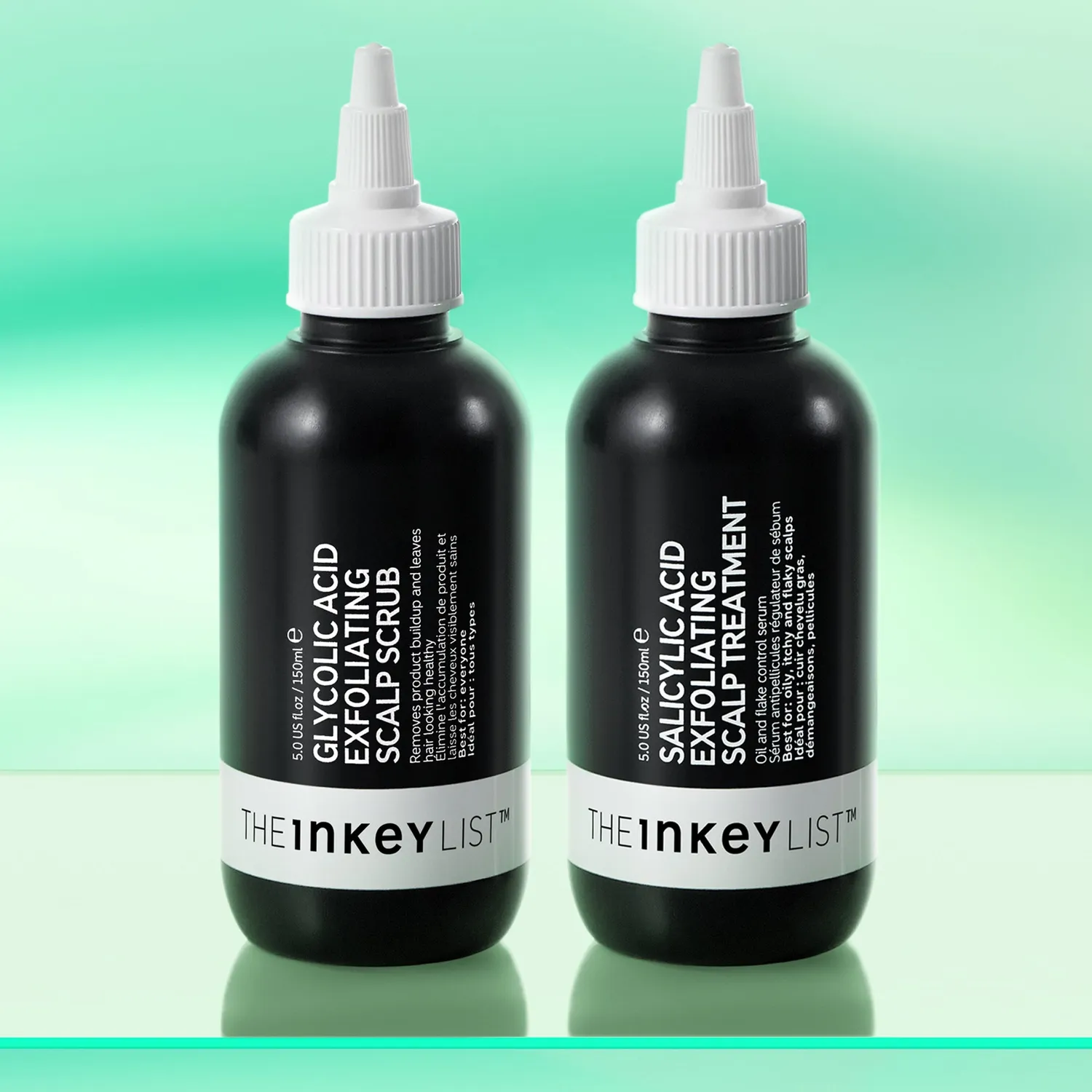 THE INKEY LIST Clean Scalp duo soins cuir chevelu gras