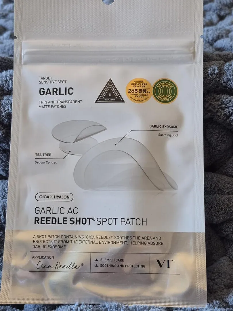 VT Garlic AC Reedle Shot patch bouton ail