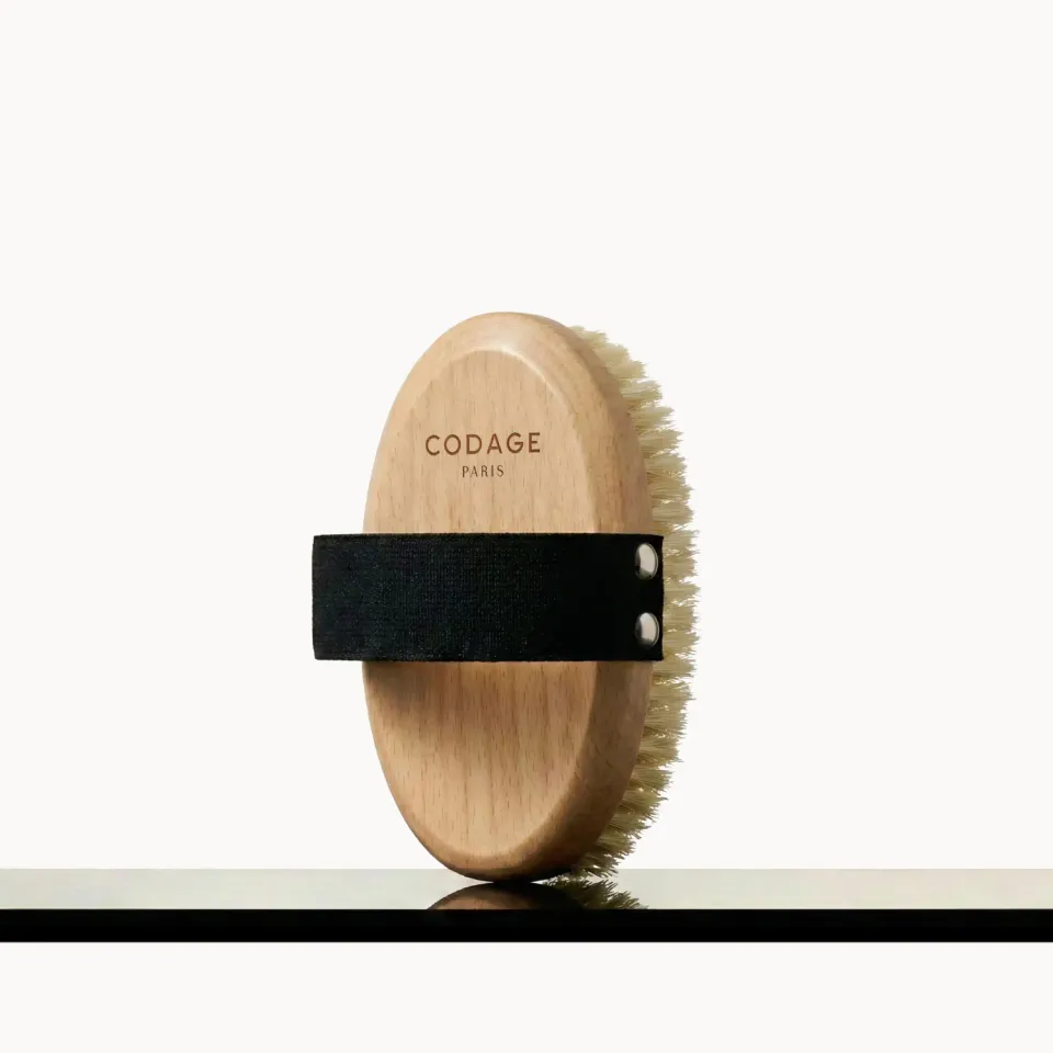 CODAGE Brosse à Sec brosse corps sisal