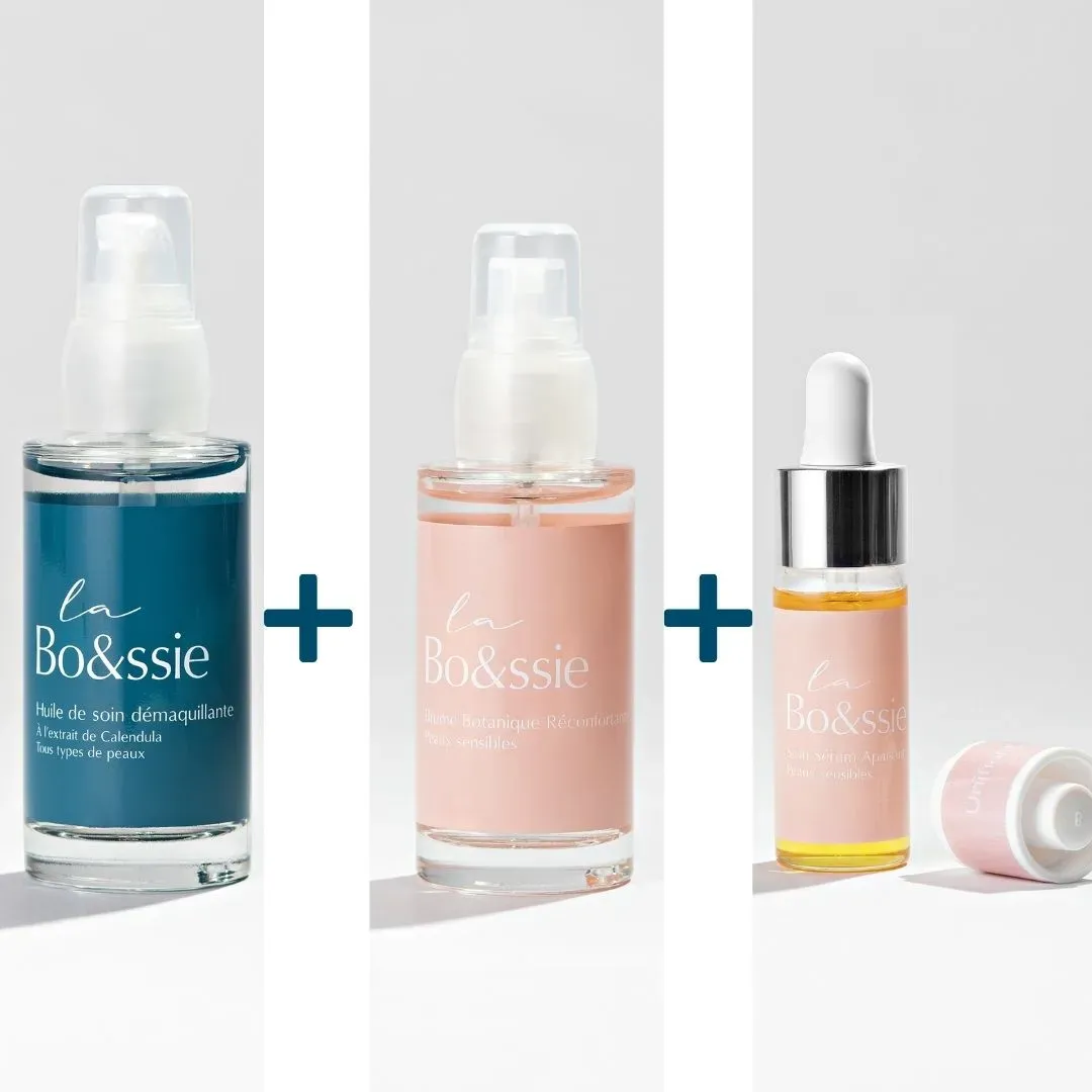 La Bo&ssie Routine Probiotique Apaisante routine visage 3 soins