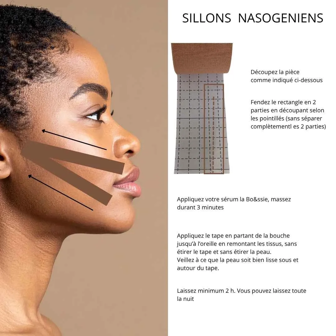 La Bossie Face Tape Rouleau patch lissage rides 5 cm x 5 m