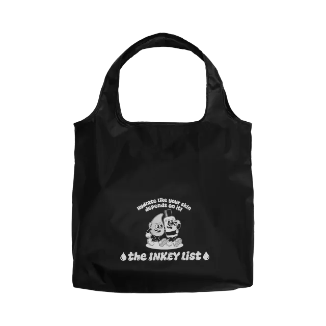 The Inkey List Tote Bag sac coton noir routine