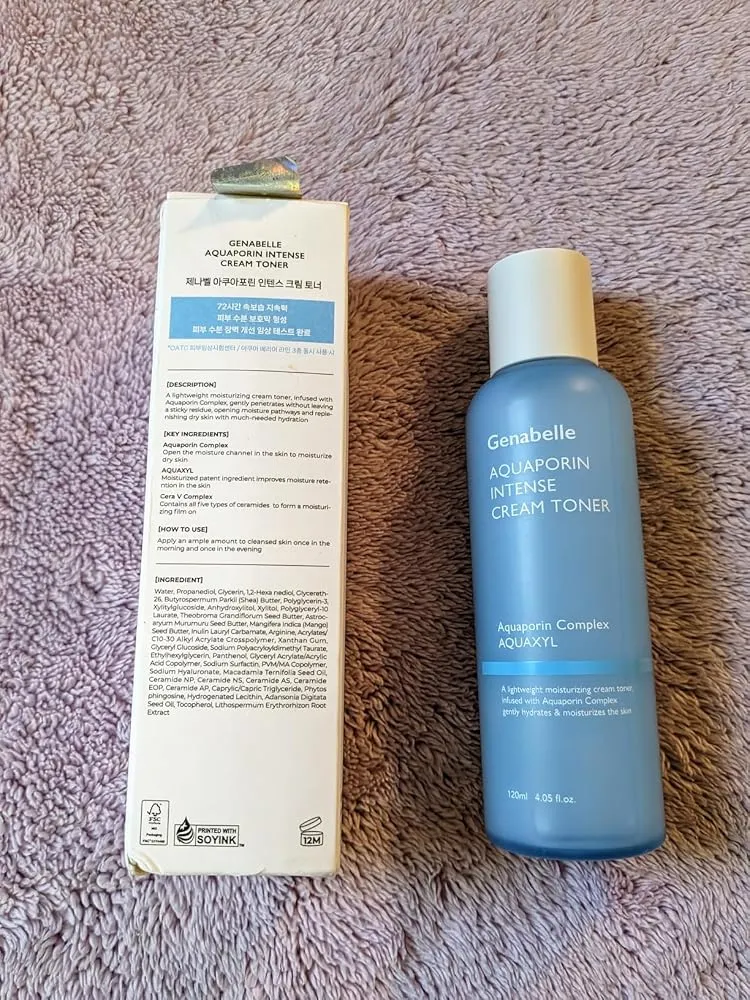 Genabelle Aquaporin toner crème 120ml céramides