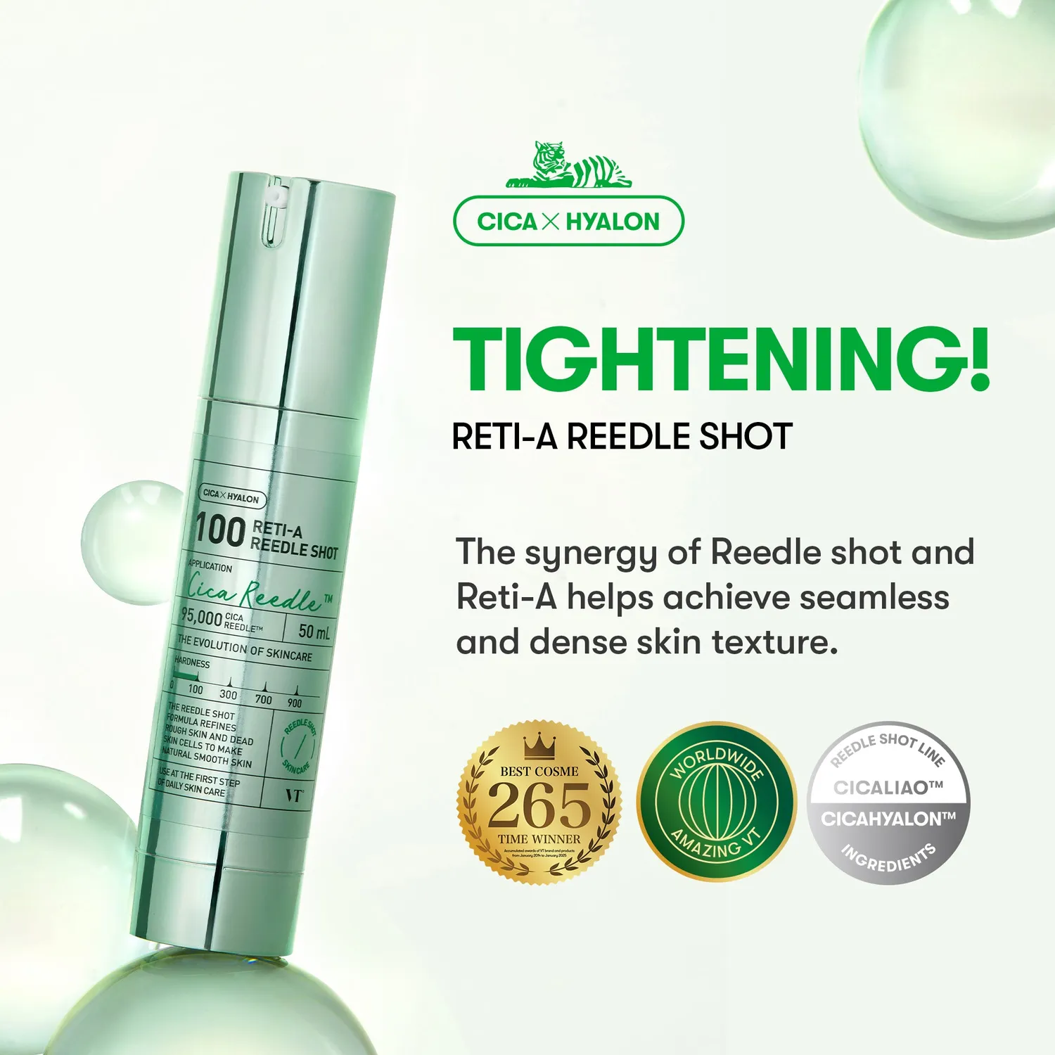 VT Cosmetics Reti-A Reedle Shot 100 sérum nuit lissant