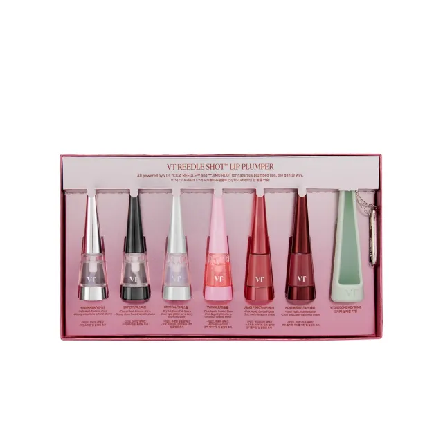 VT Cosmetics Reedle Shot gloss lèvres repulpant collection 6x