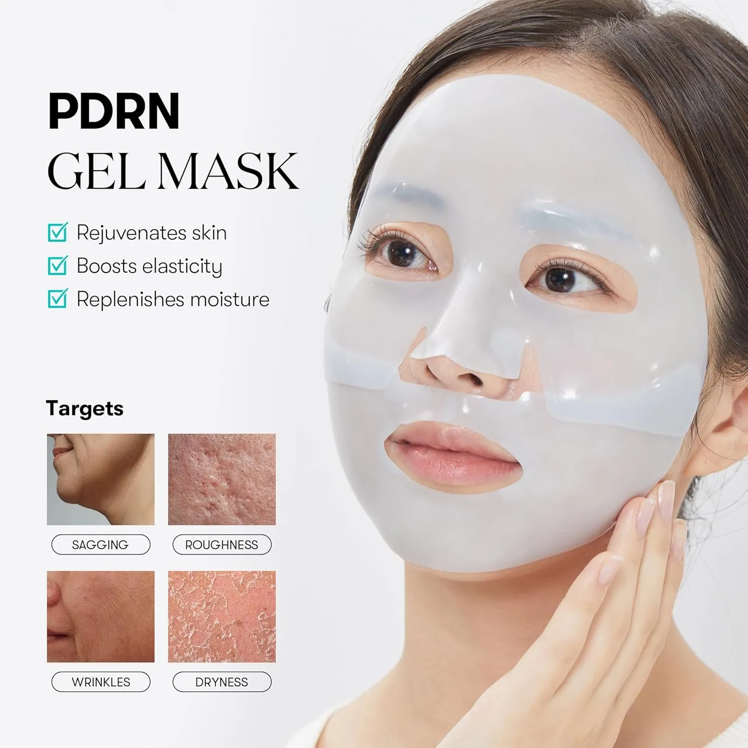 VT Cosmetics PDRN Hydrogel Mask masque 4 pièces