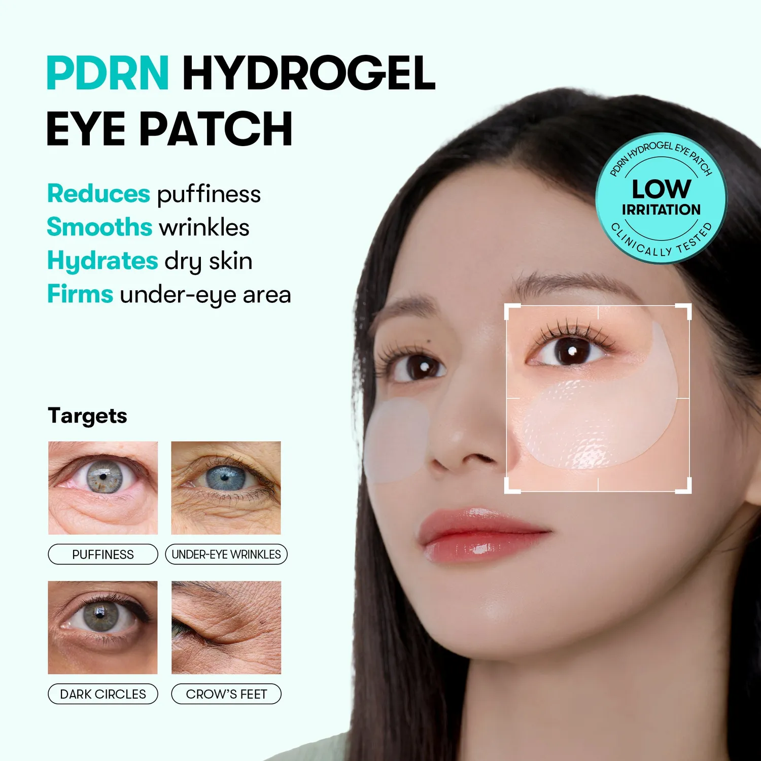 VT Cosmetics PDRN Hydrogel patch yeux hydratant
