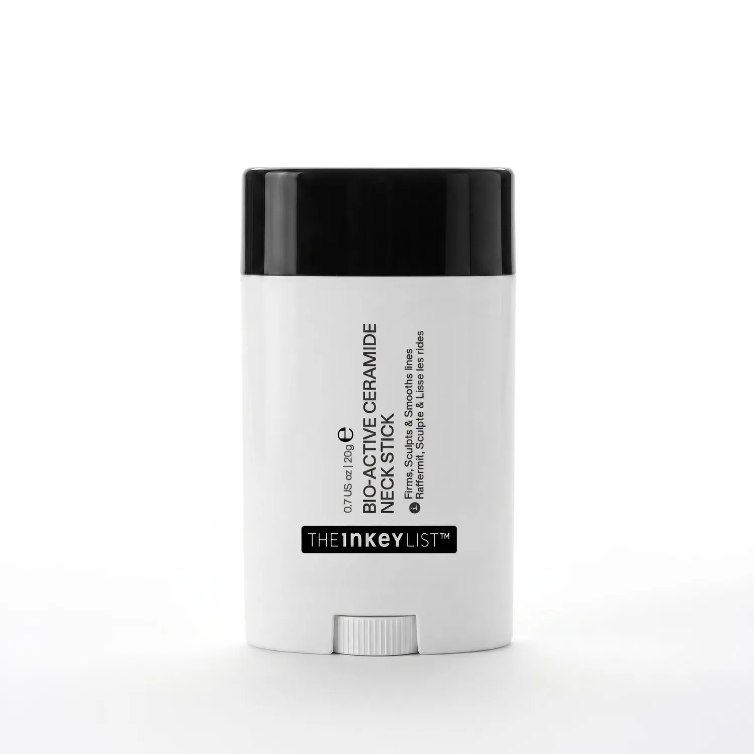 The Inkey List Bio-Active Ceramide Neck Stick soin cou 20g rides